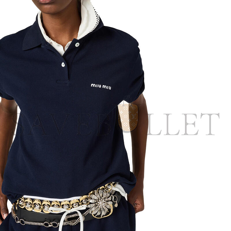 M1v M1v COTTON PIQUÉ POLO SHIRT MJN535